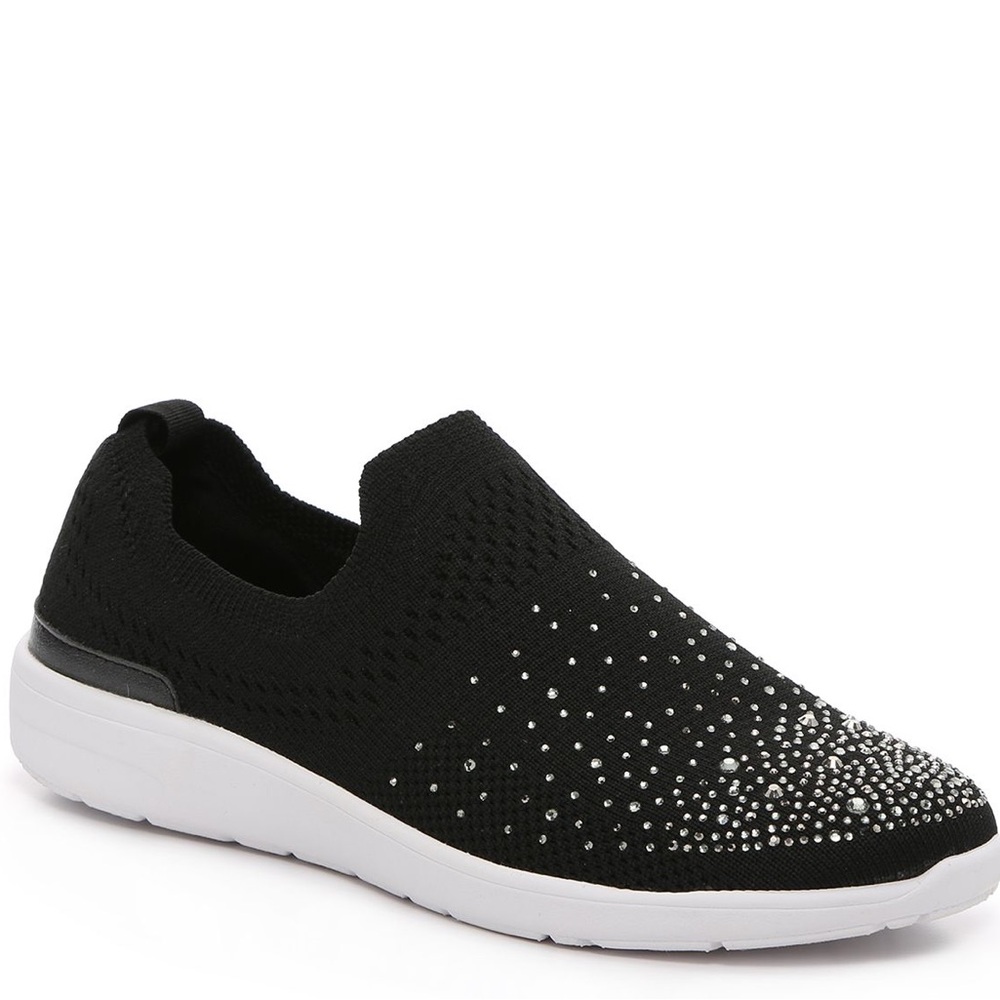 Kelly & Katie Valdina Rhinestone Slip-On Sneakers | Black - Picture 10 of 11